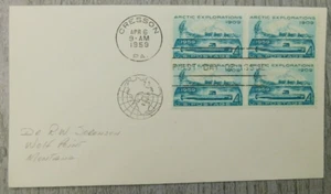 First Day Of Issue Cresson PA 1959 Artic Explorations VTG Stamp Envelope Cover - Picture 1 of 4