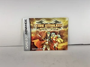 Fire Emblem The Sacred Stones Manual Booklet for GBA - Manual Only No Game! - Picture 1 of 2