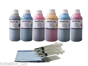 6x250 ml tinta de tinte de recarga para impresora HP 84 85 Designjet serie 130 - Imagen 1 de 1