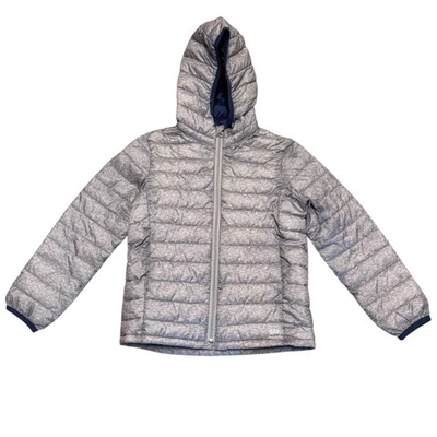Gap Primaloft Kids Gray Lightweight Puffer Jacket Size Small 6/7 - Image 1 of 3