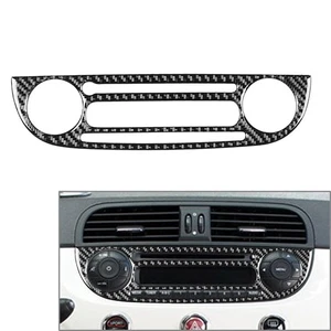 Carbonfaser-Radio-CD-Player, Bedienfeldabdeckung für Fiat 500 2012–2015 anpassen - Picture 1 of 10