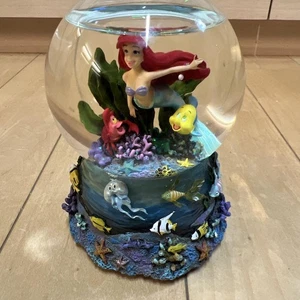 Rare DisneySea Ariel Music Box Snow Globe - Picture 1 of 6