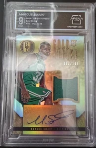 2014-15 Gold Standard Marcus Smart GOLD STRIKE Patch RC Auto SP #’d 3/149 AC 9 - Picture 1 of 2