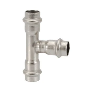 Viega Sanpress Inox T-Stück, Modell 2318, 28-15-28 mm - Bild 1 von 1