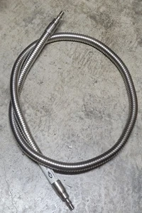 ITS Flüssigkeitszylinderschlauch 1/2" MNPT X 6 Fuß kryogener Ultraflexschlauch NEU - Bild 1 von 4