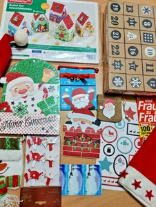 2 Stück Adventskalender  Basteln & zum Selber +2 Nikolausmützen+ Extras - Bild 1 von 22