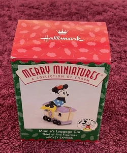 Nuevo en caja Sello - Merry Miniatures - Mickey Express - Minnie’s Luggage Car - 1998 - Imagen 1 de 6
