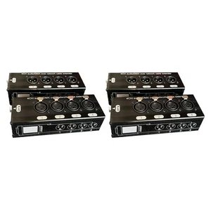 2Pair 4-Channel 3-Pin XLR Audio and over Cable Extender DMX512 Extender4606 - Foto 1 di 8