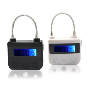 Rechargeable Time Lock Padlock for Lifestyle Management and Restraint Use - Picture 1 of 42