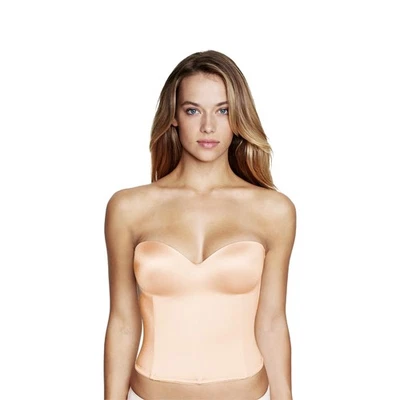 Sujetador sin tirantes Dominique Ariel 8541 Longline para mujer - espalda baja, oculto Foto 1 de 4