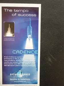 5/2007 PUB ARIANESPACE ARIANE 5 SPACE CARRIER FUSEE RAKETE ROCKET ORIGINAL AD - Imagen 1 de 1