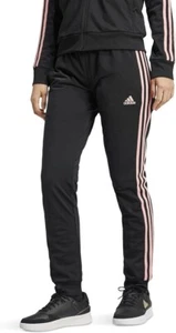 Women's adidas Primegreen Essentials Slim Tapered 3-Stripes Track Pants L (B30) - Picture 1 of 5