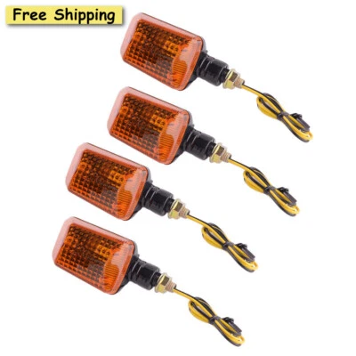 4× Motorcycle Turn Signals For Honda Nighthawk 250 650 750 Shadow VT750 VT1100 - Image 1 of 4