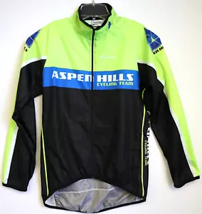 Equipo de Ciclismo Aspen Hills ~ Camiseta de Ciclismo Parte Inferior Negra Para Hombre Corte Club Grande - Imagen 1 de 5