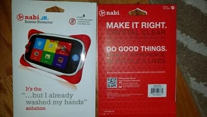 nabi - Screen Protectors for nabi Jr. By Fuhu - 2 protectors & microfiber cloth - Picture 1 of 1