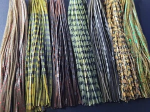 GUMMI SILIKON BEINE - Fliegenbindematerial - 7 FARBEN - Silibeine - NEU - Bild 1 von 29