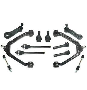 12 New Pc Control Arms Tie Rod Ends Ball Joints Kit for Cadillac Chevrolet GMC