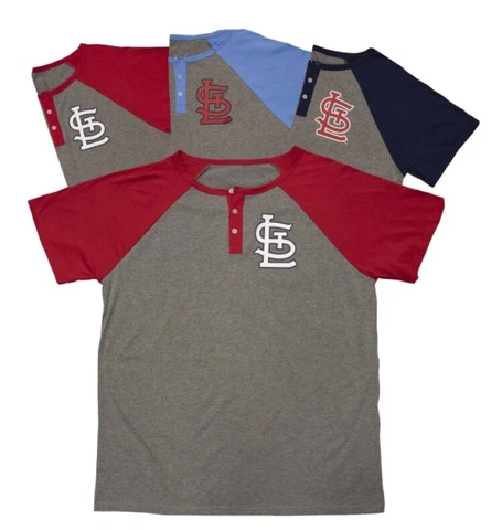 ST. LOUIS CARDINALS ADULT MYSTERY HENLEY SHIRT 7-16-23 SGA SIZE XL NEW Cover