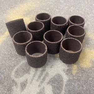 LOTE DE 10 BANDAS ESPIRALES GAP A/O 1"" X 1"" 36 GRIT RB X BANDA DE LIJADO - Imagen 1 de 8