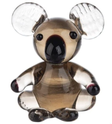 Ganz World Miniature Mini Collectible Glass Figurine KOALA  1" - Image 1 of 4