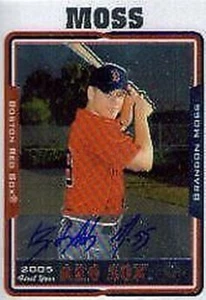 A1686- 2005 Topps Chrome #222 Brandon Moss FY RC Auto - NM-MT (ROOKIE KARTE) - Bild 1 von 2
