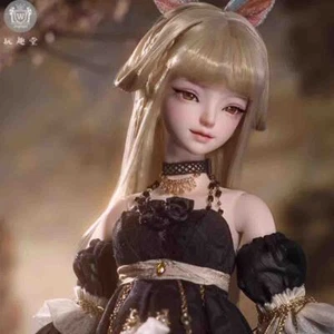 Juego completo de 1/4 muñeca BJD hecha a mano muñeca rótula resina niña bonita juguete maquillaje facial - Imagen 1 de 7
