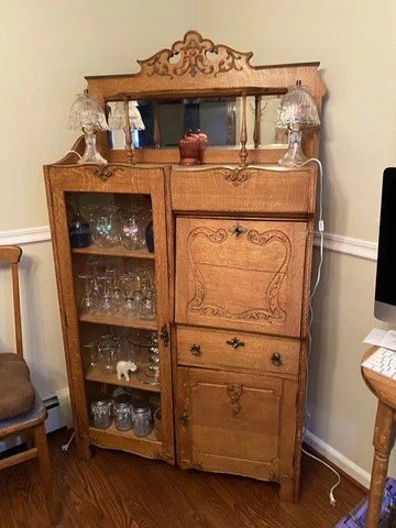 Antique secretary Cover