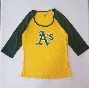Oakland Athletics Juniors Genuine Merchandise Jersey 3/4 -Sleeve Raglan Size M - Picture 1 of 6