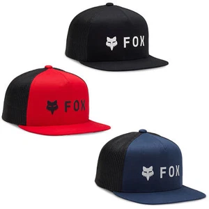 Fox Racing Youth Absolute Snapback Mesh Baseball Hat Cap Adjustable Flat Brim - Picture 1 of 8