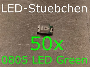 50x 0805 LED verde - Imagen 1 de 2