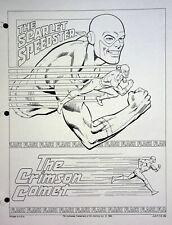 Justice League1982 Production Studio Copy DC COMCIS Style Model Sheet Guide Page