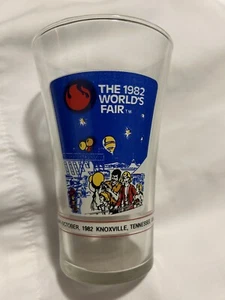 1982 Worlds Fair-Commemorative Glass-Knoxville Tennessee-McDonalds-Coca Cola - Picture 1 of 4