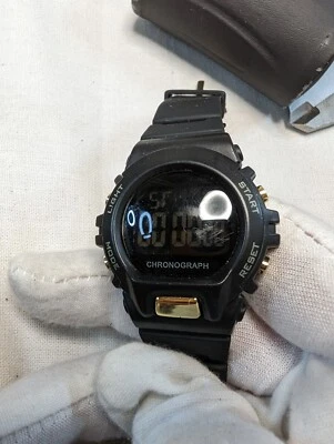 Quartz Lumi Unisex Sport Watch Digital Water Resistant Black - Resin Band - Image 1 of 4