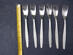 Vintage israelisches 6er Set RENOSIL ROYAL Tafelgabeln - Bild 1 von 18