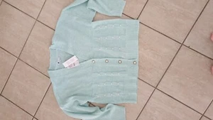 Ladies Pearl Cardigan Size M - Picture 1 of 6