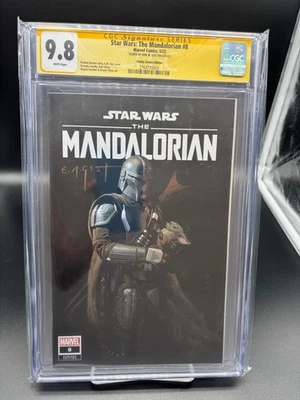 Star Wars: The Mandalorian #8 Edición Trinity Comics Firmado por Erik M. Gist 2023 Foto 1 de 2