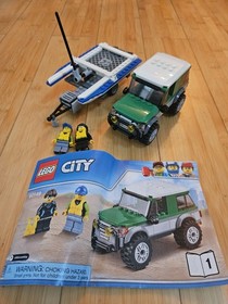 LEGO CITY: 4x4 with Catamaran 60149 Near Complete 1 Manual/no Box