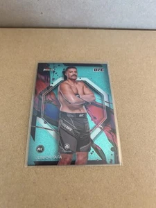 2024 Topps Finest UFC Common Junior Tafa Aqua Glitter Refractor - Bild 1 von 2