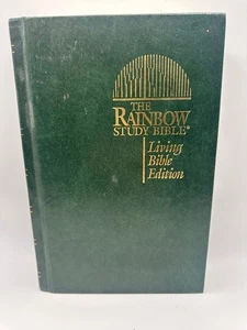 The Rainbow Study Bible: Living Bible Edition (Green Like New) - Imagen 1 de 10