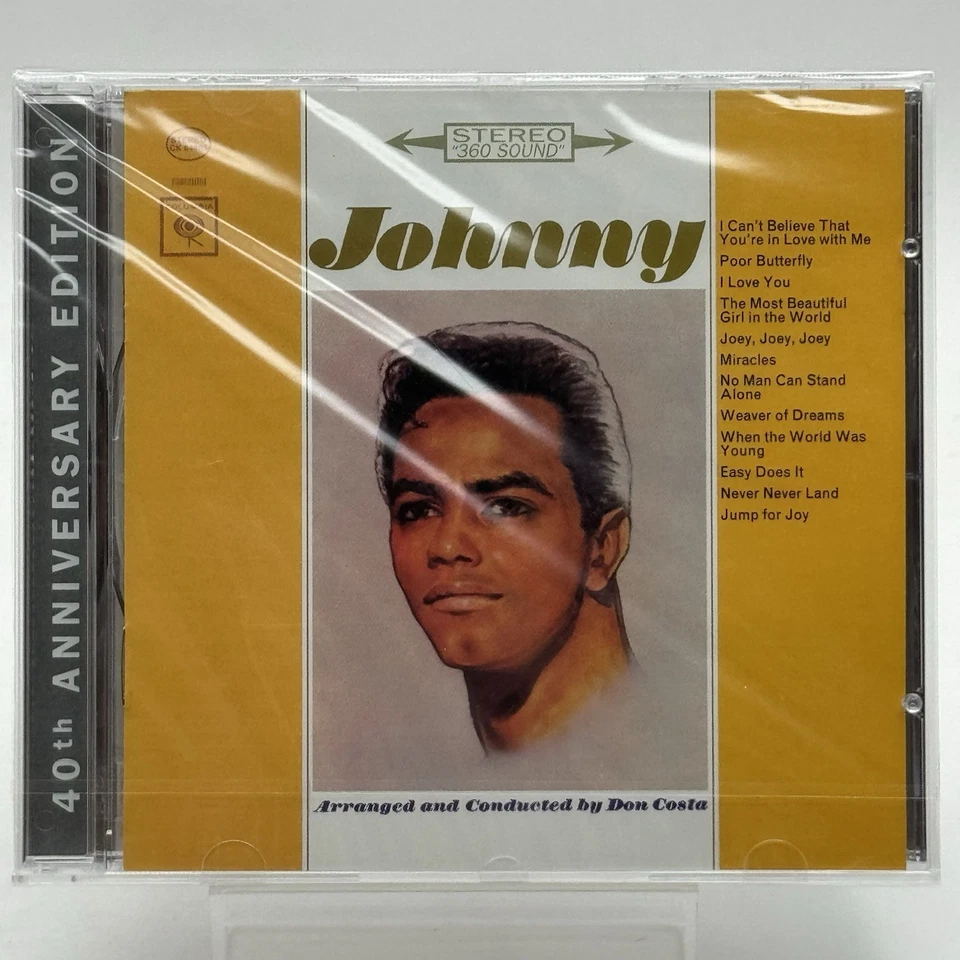 Johnny - Johnny Mathis (CD, 1996) BRAND NEW/SEALED/UPC PUNCH OUT Remaster 40th - Image 1 of 2