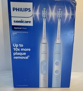 Philips Sonicare Optimal Clean Rechargeable Electric Toothbrush 2PK (Read) - Picture 1 of 22