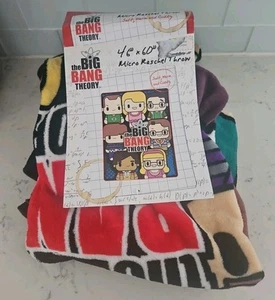 The Big Bang Theory Micro Raschel Wohndecke 44x60 Warner Bros. - Bild 1 von 3