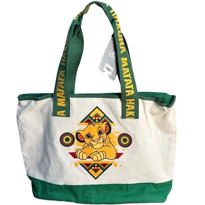 Disney The Lion King Simba Hakuna Matata Canvas Tote Bag NWT - Image 1 of 4