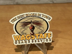 Wagstaff Crane Service Operating Engineers Hardhat Hard Hat Sticker Small - Picture 1 of 1