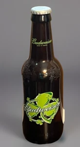 VINTAGE 2001 BUDWEISER ST PATRICK GLASS 14 1/2" BEER BOTTLE DISPLAY (3D) - Picture 1 of 5