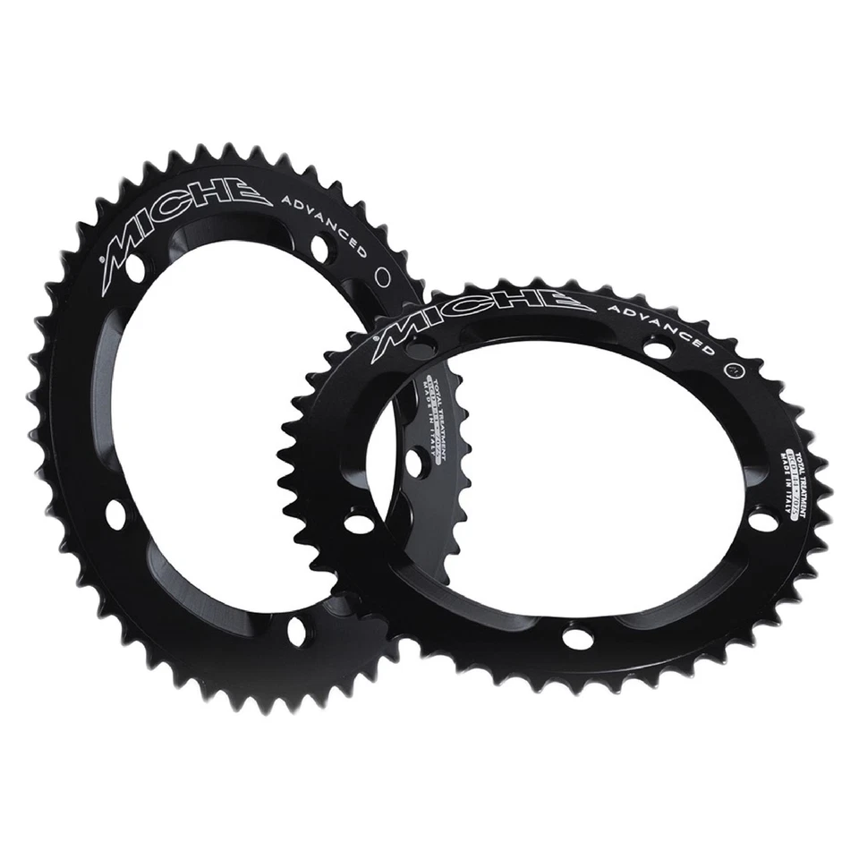 Miche 144PCD 1/8" Primato Advanced Pista Bike MTB Chainring 47T Ring Black - Image 1 of 4
