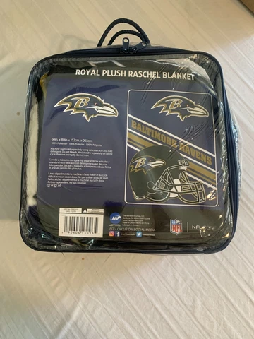Baltimore Ravens NFL 60" x 80" Plush Throw Blanket Northwest Company Cover