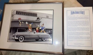 WALT DISNEYS FUN AND FANCY FREE EDIZIONE LIMITATA 339/500 con LITOGRAFIA COA 1997 - Foto 1 di 10