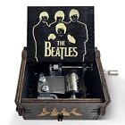 The Beatles Gifts-Hand Crank Engraved Vintage Wooden Music Box,The Beatles Fa...