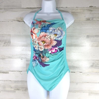 VENUS TRAJE DE BAÑO MUJER TALLA 10 BANDEAU TRAJE DE BAÑO DE UNA PIEZA AQUA REEF FLORAL  Foto 1 de 4